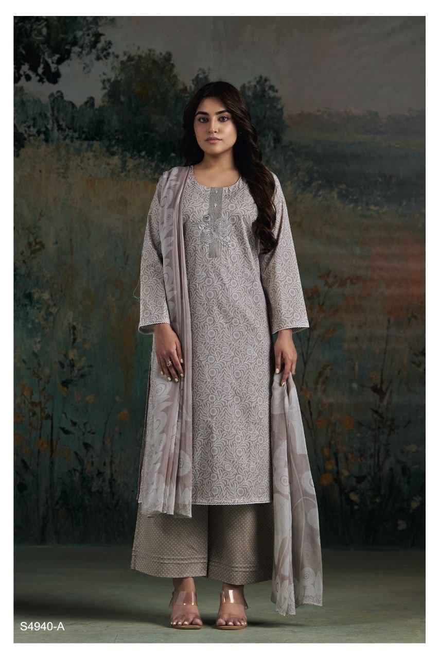 DARVIKAA 4940 Series By Ganga Fashion Beautiful Festive Suits Stylish Colorful Fancy Casual Wear & Ethnic Wear PREMIUM COTTON Dresses At Wholesale Price